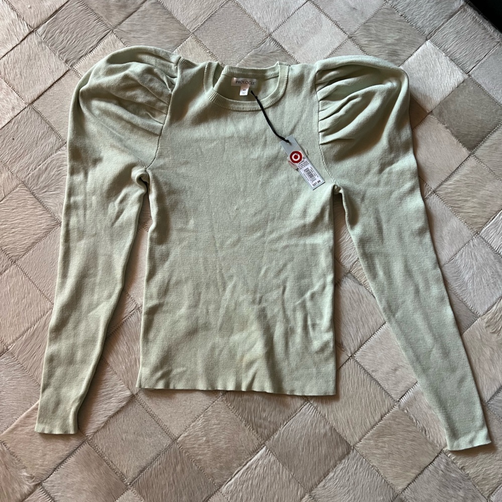 Prologue Mint Knit Sweater NWT